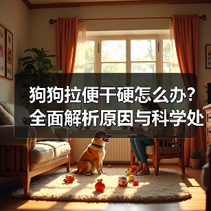 狗狗拉便干硬怎么办？全面解析原因与科学处理方法（图2）