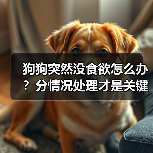 狗狗突然没食欲怎么办？分情况处理才是关键（图4）