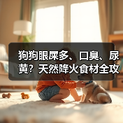 狗狗眼屎多、口臭、尿黄？天然降火食材全攻略（图1）