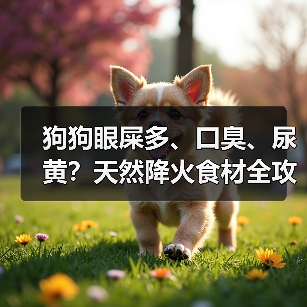 狗狗眼屎多、口臭、尿黄？天然降火食材全攻略（图4）