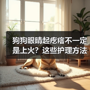 狗狗眼睛起疙瘩不一定是上火?这些护理方法超实用!(图1) 狗狗眼睛起疙瘩不一定是上火?这些护理方法超实用!(图1)