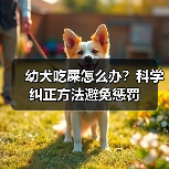 幼犬吃屎怎么办？科学纠正方法避免惩罚（图1）