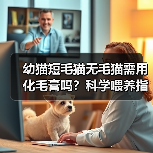 幼猫短毛猫无毛猫需用化毛膏吗？科学喂养指南（图2）