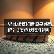 猫咪频繁打喷嚏是感冒吗？3类症状精准辨别（图2）