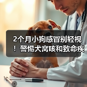 2个月小狗感冒别轻视！警惕犬窝咳和致命疾病
