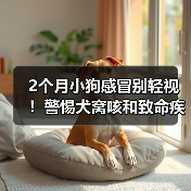 2个月小狗感冒别轻视!警惕犬窝咳和致命疾病(图4) 2个月小狗感冒别轻视!警惕犬窝咳和致命疾病(图4)