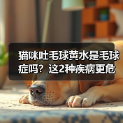 猫咪吐毛球黄水是毛球症吗?这2种疾病更危险!(图4) 猫咪吐毛球黄水是毛球症吗?这2种疾病更危险!(图4)
