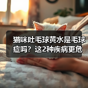猫咪吐毛球黄水是毛球症吗?这2种疾病更危险!(图2) 猫咪吐毛球黄水是毛球症吗?这2种疾病更危险!(图2)