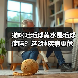 猫咪吐毛球黄水是毛球症吗?这2种疾病更危险!(图3) 猫咪吐毛球黄水是毛球症吗?这2种疾病更危险!(图3)