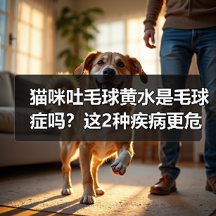 猫咪吐毛球黄水是毛球症吗？这2种疾病更危险！