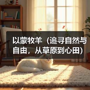 以蒙牧羊(追寻自然与自由,从草原到心田)(图2) 以蒙牧羊(追寻自然与自由,从草原到心田)(图2)