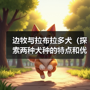 边牧与拉布拉多犬(探索两种犬种的特点和优势,助您做出明智的选择)(图2) 边牧与拉布拉多犬(探索两种犬种的特点和优势,助您做出明智的选择)(图2)