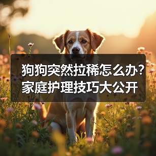 狗狗突然拉稀怎么办?家庭护理技巧大公开(图3) 狗狗突然拉稀怎么办?家庭护理技巧大公开(图3)