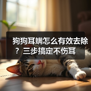 狗狗耳螨怎么有效去除?三步搞定不伤耳(图3) 狗狗耳螨怎么有效去除?三步搞定不伤耳(图3)