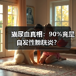 猫尿血真相:90%竟是自发性膀胱炎?(图3) 猫尿血真相:90%竟是自发性膀胱炎?(图3)