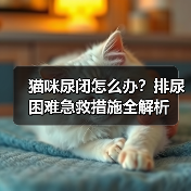 猫咪尿闭怎么办?排尿困难急救措施全解析(图2) 猫咪尿闭怎么办?排尿困难急救措施全解析(图2)