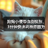 狗狗小便带血别慌张,3分钟快速判断原因为何?(图2) 狗狗小便带血别慌张,3分钟快速判断原因为何?(图2)