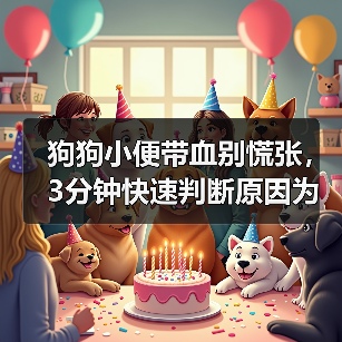 狗狗小便带血别慌张,3分钟快速判断原因为何?(图3) 狗狗小便带血别慌张,3分钟快速判断原因为何?(图3)