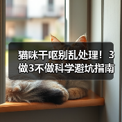 猫咪干呕别乱处理!3做3不做科学避坑指南(图3) 猫咪干呕别乱处理!3做3不做科学避坑指南(图3)