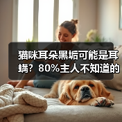 猫咪耳朵黑垢可能是耳螨?80%主人不知道的真相!(图1) 猫咪耳朵黑垢可能是耳螨?80%主人不知道的真相!(图1)