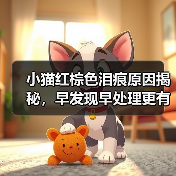 小猫红棕色泪痕原因揭秘,早发现早处理更有效!(图4) 小猫红棕色泪痕原因揭秘,早发现早处理更有效!(图4)
