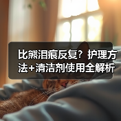 比熊泪痕反复?护理方法+清洁剂使用全解析(图1) 比熊泪痕反复?护理方法+清洁剂使用全解析(图1)