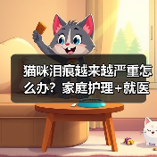 猫咪泪痕越来越严重怎么办?家庭护理+就医指南(图3) 猫咪泪痕越来越严重怎么办?家庭护理+就医指南(图3)