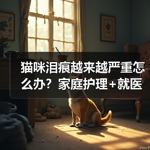 猫咪泪痕越来越严重怎么办？家庭护理+就医指南