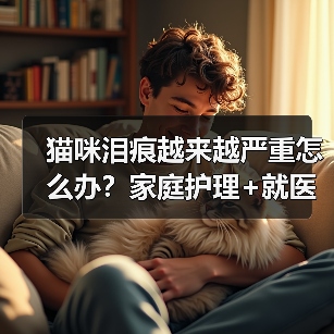 猫咪泪痕越来越严重怎么办?家庭护理+就医指南(图2) 猫咪泪痕越来越严重怎么办?家庭护理+就医指南(图2)