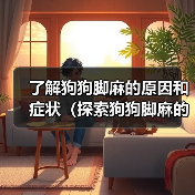 了解狗狗脚麻的原因和症状(探索狗狗脚麻的治疗和预防方法)(图1) 了解狗狗脚麻的原因和症状(探索狗狗脚麻的治疗和预防方法)(图1)