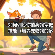 如何训练你的狗狗掌握技能（培养宠物狗的多种技能，提升亲密度与智力）（图4）