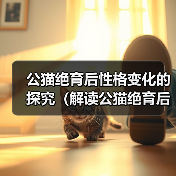 公猫绝育后性格变化的探究(解读公猫绝育后的行为调整及心理影响)(图4) 公猫绝育后性格变化的探究(解读公猫绝育后的行为调整及心理影响)(图4)