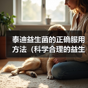 泰迪益生菌的正确服用方法(科学合理的益生菌服用方式,让泰迪宝宝更健康)(图1) 泰迪益生菌的正确服用方法(科学合理的益生菌服用方式,让泰迪宝宝更健康)(图1)