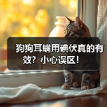 狗狗耳螨用碘伏真的有效?小心误区!(图2) 狗狗耳螨用碘伏真的有效?小心误区!(图2)
