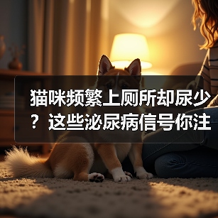 猫咪频繁上厕所却尿少?这些泌尿病信号你注意到了吗?(图1) 猫咪频繁上厕所却尿少?这些泌尿病信号你注意到了吗?(图1)