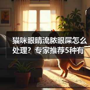 猫咪眼睛流脓眼屎怎么处理?专家推荐5种有效方法(图2) 猫咪眼睛流脓眼屎怎么处理?专家推荐5种有效方法(图2)