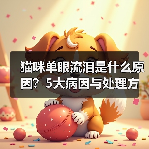 猫咪单眼流泪是什么原因?5大病因与处理方案详解(图4) 猫咪单眼流泪是什么原因?5大病因与处理方案详解(图4)