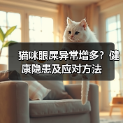 猫咪眼屎异常增多?健康隐患及应对方法(图1) 猫咪眼屎异常增多?健康隐患及应对方法(图1)