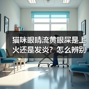 猫咪眼睛流黄眼屎是上火还是发炎?怎么辨别和处理(图1) 猫咪眼睛流黄眼屎是上火还是发炎?怎么辨别和处理(图1)