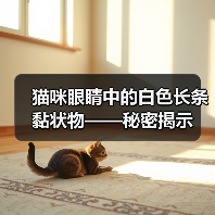 猫咪眼睛中的白色长条黏状物——秘密揭示(图1) 猫咪眼睛中的白色长条黏状物——秘密揭示(图1)