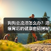 狗狗总流泪怎么办?泪痕背后的健康密码揭秘(图2) 狗狗总流泪怎么办?泪痕背后的健康密码揭秘(图2)