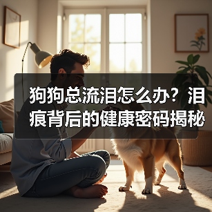 狗狗总流泪怎么办?泪痕背后的健康密码揭秘(图1) 狗狗总流泪怎么办?泪痕背后的健康密码揭秘(图1)