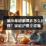 猫咪单眼眼屎多怎么处理?家庭护理全攻略(图2) 猫咪单眼眼屎多怎么处理?家庭护理全攻略(图2)