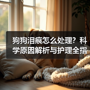 狗狗泪痕怎么处理?科学原因解析与护理全指南(图1) 狗狗泪痕怎么处理?科学原因解析与护理全指南(图1)