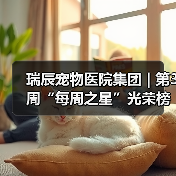 瑞辰宠物医院集团 | 第3周“每周之星”光荣榜