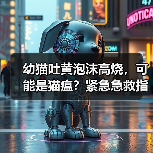 幼猫吐黄泡沫高烧,可能是猫瘟?紧急急救指南(图2) 幼猫吐黄泡沫高烧,可能是猫瘟?紧急急救指南(图2)