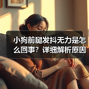 小狗前腿发抖无力是怎么回事？详细解析原因与处理方法（图2）