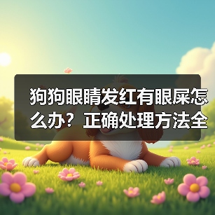 狗狗眼睛发红有眼屎怎么办？正确处理方法全解析