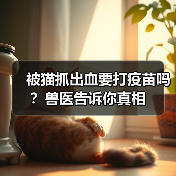 被猫抓出血要打疫苗吗？兽医告诉你真相