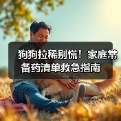 狗狗拉稀别慌!家庭常备药清单救急指南(图2) 狗狗拉稀别慌!家庭常备药清单救急指南(图2)